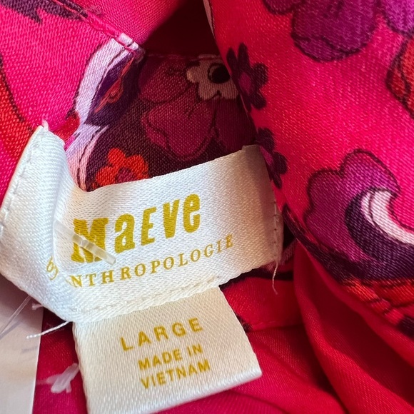 Maeve Anthropologie Wrap Mini Dress - Large - Picture 8 of 10